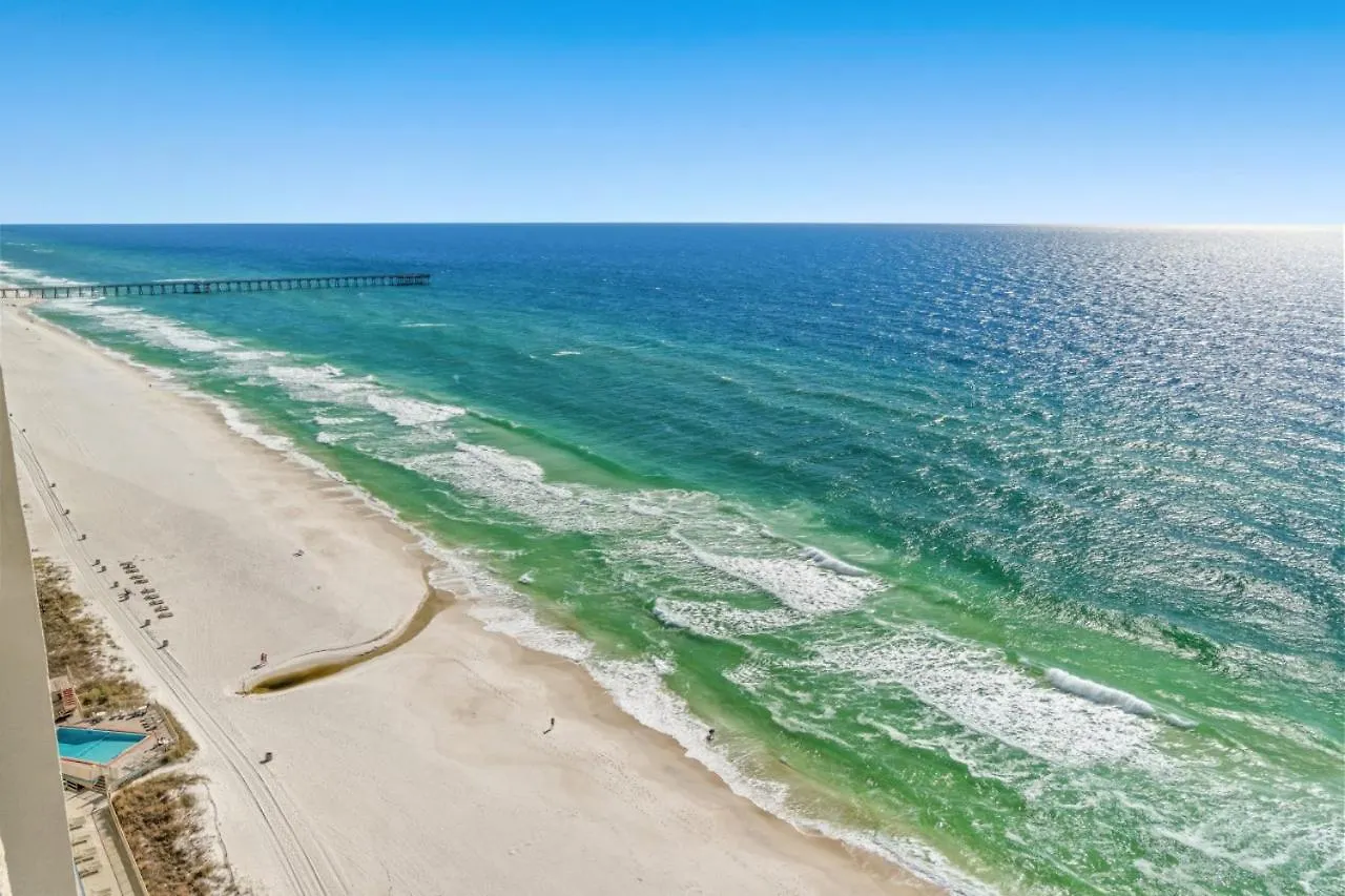 Semesterbostad Stunning Beachfront Condo, Walk To Pier Park,Pools Panama City Beach USA