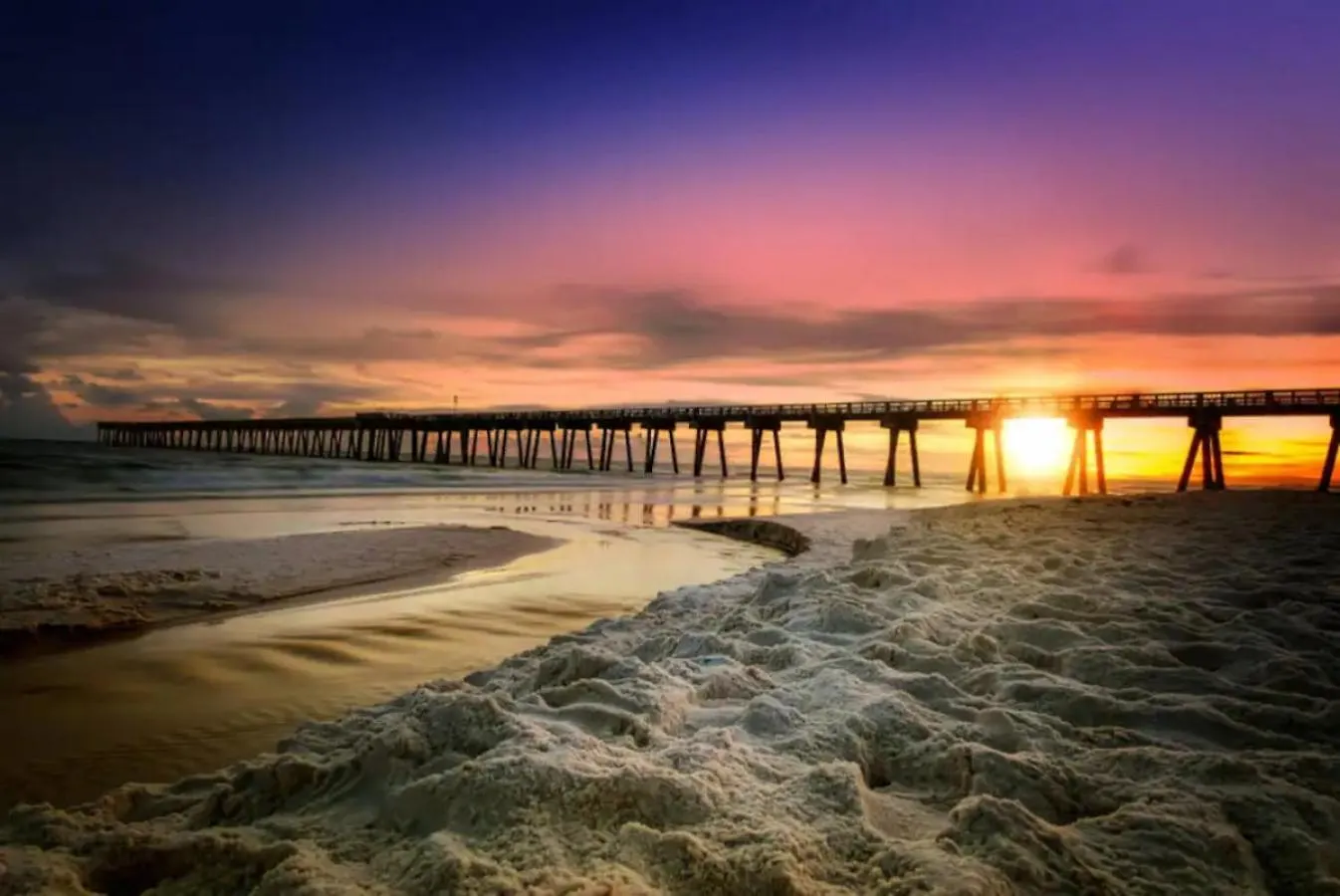 Stunning Beachfront Condo, Walk To Pier Park,Pools Panama City Beach Semesterbostad